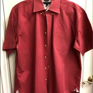 Tommy Hilfiger short sleeve button down shirt